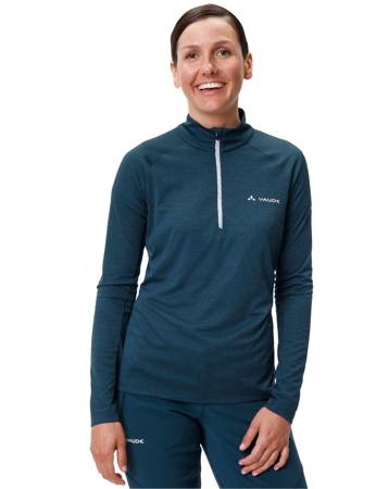 Long -Sleeved Vaude Larce II Damen -Sporthemd - Marineblau