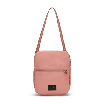 Pacsafe Go erweiterbare Anti-Diebstahl-Tasche für Frauen - rosa