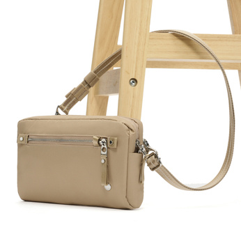 Pacsafe W 3-in-1 Handtasche für Frauen - beige