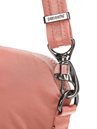 Pacsafe citysafe cx damen-diebstahlsicherung erweiterbar tasche mit econyl - rosa