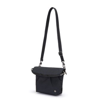 Pacsafe citysafe cx frauen anti-diebstahl erweiterbare tasche mit econyl - schwarz