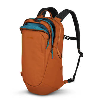 Pacsafe eco 25l anti-diebstahl-tourenrucksack mit econyl - orange