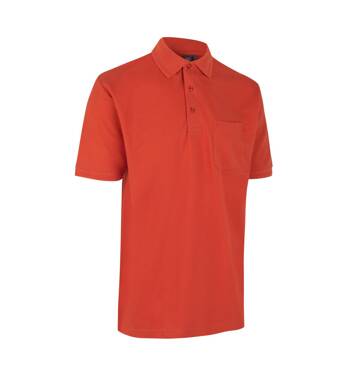 Polo-Shirt PRO Wear mit Tasche, Marke ID - Korallenrot