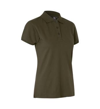 Polo-Shirt, Stretch, Damen, Marke ID - Olivgrün