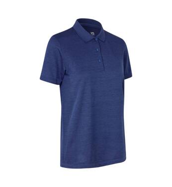 Polo-Shirt, aktiv, Damen, Marke ID - Melangeblau