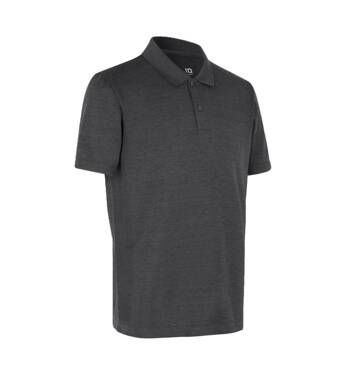 Polo-Shirt, aktiv, von der Marke ID - Grau Melange