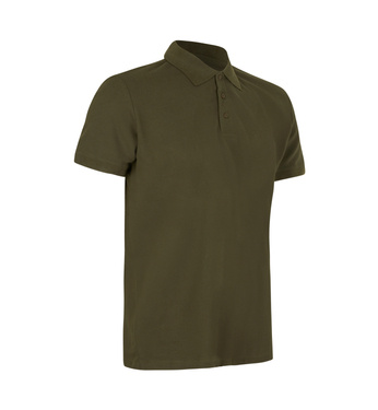 Polo-Shirt, ökologisch, von der Marke ID - Olivgrün