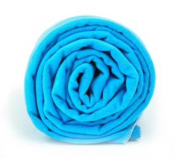 Schnelltrocknendes doppelseitiges handtuch Dr.Bacty 43x90 - blau