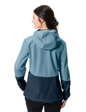 Softshelljacke Frauen Sport Vaude Tremalzo - Blau