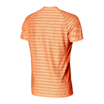 Sportliches Herren-T-Shirt mit kurzen Ärmeln aus Recyclingmaterial SAXX HOT SHOT - orange.