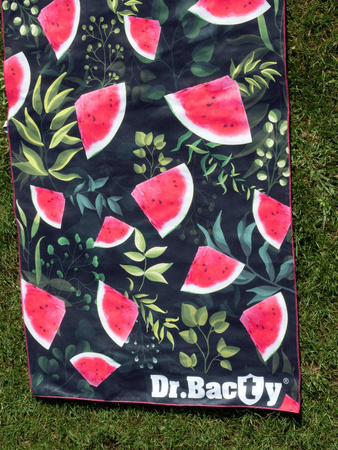 Strandtuch aus antibakterieller mikrofaser beidseitig Dr.Bacty 70x140 - wassermelone