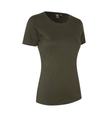 T-Shirt Interlock, Damen, Marke ID - Olivgrün