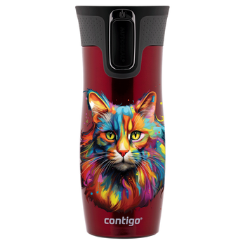 Thermobecher Contigo West Loop 2.0 470ml Katze - rot