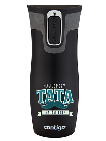 Thermobecher Contigo West Loop Bester Papa der Welt 470ml schwarz matt limitierte Auflage