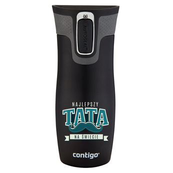 Thermobecher Contigo West Loop Bester Papa der Welt 470ml schwarz matt limitierte Auflage