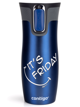 Thermobecher Contigo West Loop navy - It's Friday 470ml