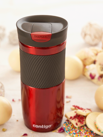 Thermobecher mit gravur Contigo Byron 470ml - Rot