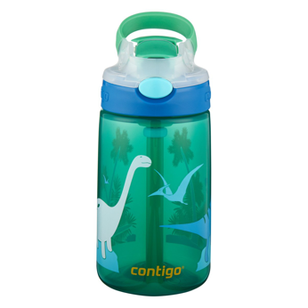 Trinkflasche für Kinder - Becher für Kinder Contigo Gizmo Flip 414ml - Jungle Green Dino