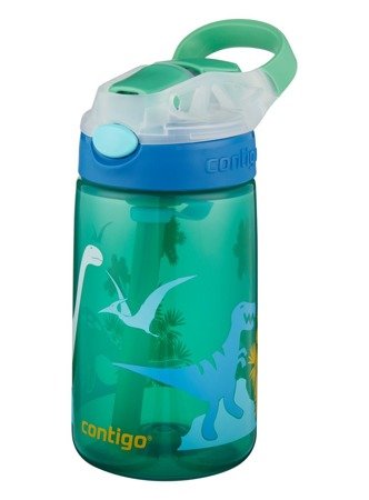 Trinkflasche für Kinder - Becher für Kinder Contigo Gizmo Flip 414ml - Jungle Green Dino