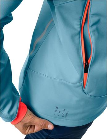 Wasserdichte Jacke Frauen Vaude Qimsa - Blau