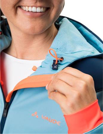 Wasserdichte Jacke Frauen Vaude Qimsa - Blau