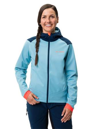 Wasserdichte Jacke Frauen Vaude Qimsa - Blau