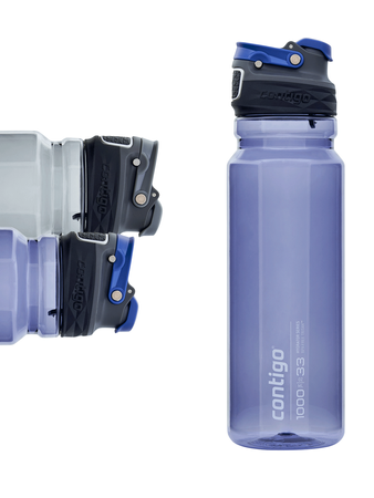 Wasserflasche Free Flow Contigo 1000ml Blau