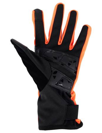 Winterfahrradhandschuhe mit Vaude -Post -Fingern - Orange