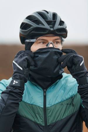 Winterfahrradhandschuhe mit Vaude -Post -Fingern - Orange