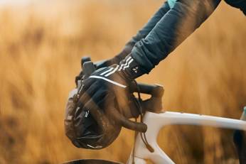 Winterfahrradhandschuhe mit Vaude -Post -Fingern - schwarz