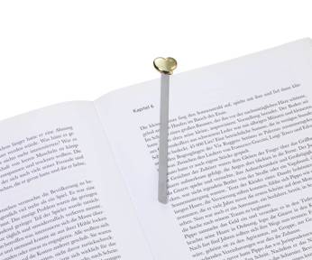 lesezeichen für bücher TROIKA bookmark herz