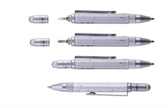 vielfunktions-kugelschreiber TROIKA construction liliput - graphit