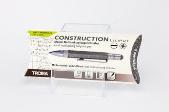 vielfunktions-kugelschreiber TROIKA construction liliput - graphit