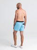 Herren Badeshorts mit 2-in-1 Taschen SAXX OH BUOY - kurz - blau