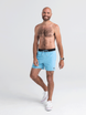 Herren Badeshorts mit 2-in-1 Taschen SAXX OH BUOY - kurz - blau