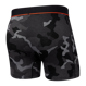 Herren-Schnelltrocknungs-Boxershorts SAXX VIBE Boxer Brief Camouflage - Schwarz