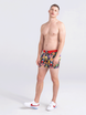 Herren-Schnelltrocknungsboxershorts SAXX VIBE Boxer Brief Fast Food - rot