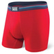 Herrenunterhosen bequem SAXX ULTRA Boxer Brief Fly - rot