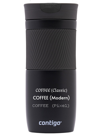 Kubek termiczny z grawerem Contigo Byron 470ml - Black Mat