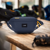 Biodrówka nerka antykradzieżowa Pacsafe Go - granatowa