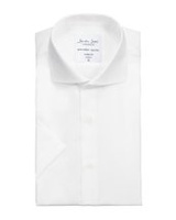 Feiner twillshort ärle moderne fit White durch id, biały