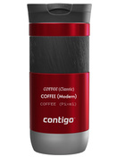 Thermal mug Contigo Byron 2.0 470ml  with custom inscription - engraved - Red