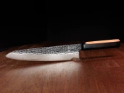 Aka Tori Damaszener-Chefmesser 8" mit Gravur - Tokyo Black