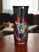 Thermal mug Contigo West Loop 2.0 470 ml - Red - Cat