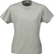 Women's T-shirt Ladies Heavy T-Shirt by Printer - Gray.