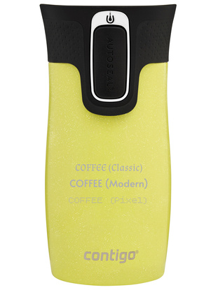 Thermobecher mit gravur Contigo West Loop Mini 300ml - Limelight