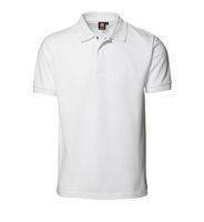 PRO wear polo shirt press stud White