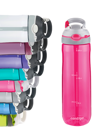 Water bottle Contigo Ashland 720ml - Sangria/White