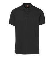Men's stretch poloshirt Black