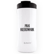 Kubek do samochodu Dr.Bacty Notus 360 ml - Dla kierownika - biały